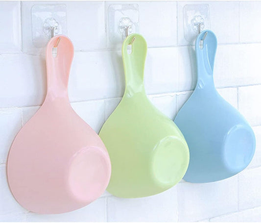 Plastic Water Ladle with Wide Handle, Multi Purpose Home Kitchen Scoop
