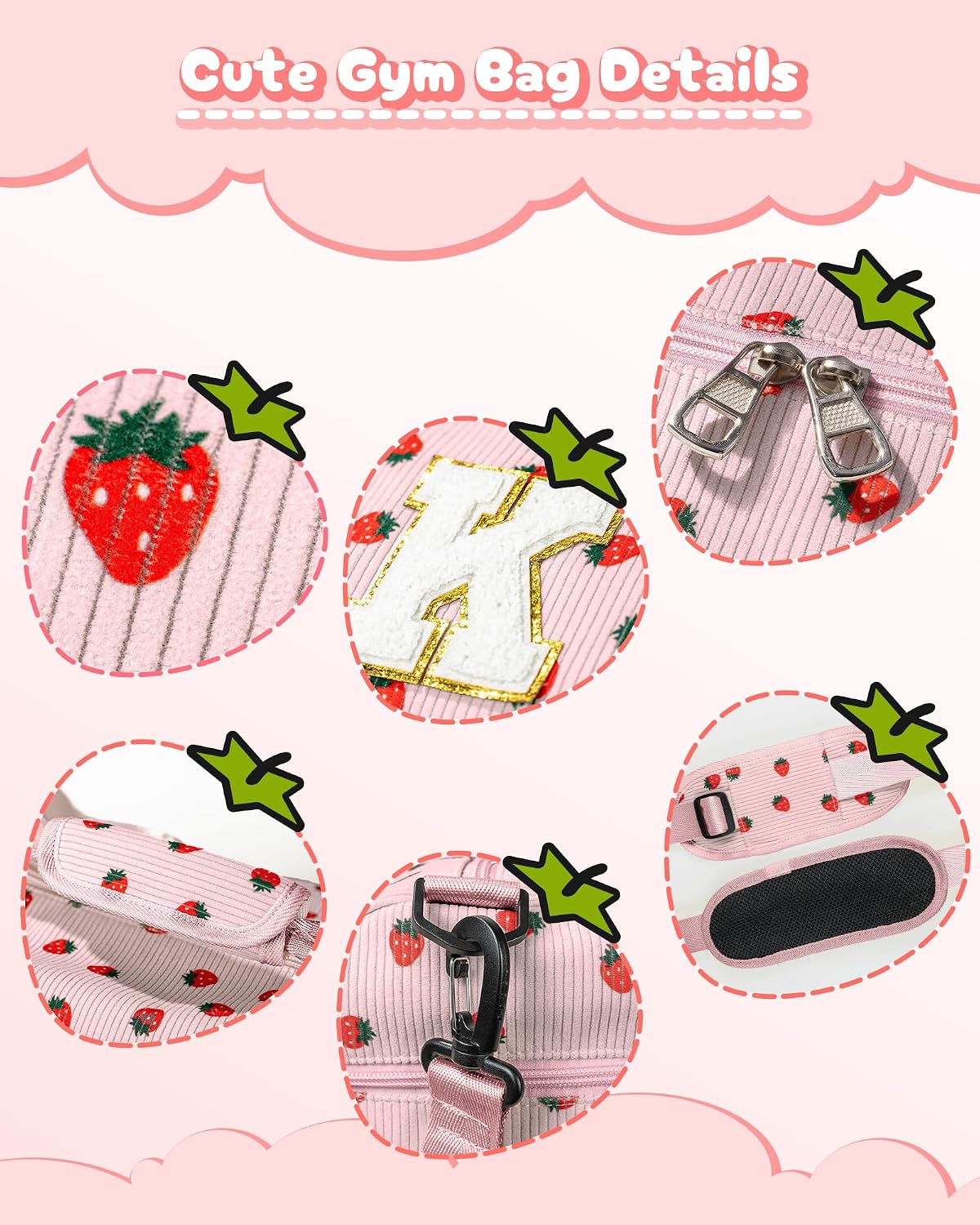 Gift for Girls 6-12 Teen Girl Trendy Stuff Girls Gym Bag Dance Bag