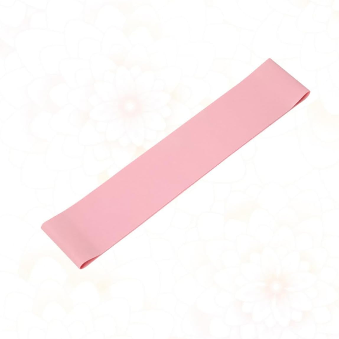 Portable Pink Hip Elastic Resistance Band for Women, Latex Exercise Loop Slight Elasticity, for Squat and Hip Thrusts Fitness Training