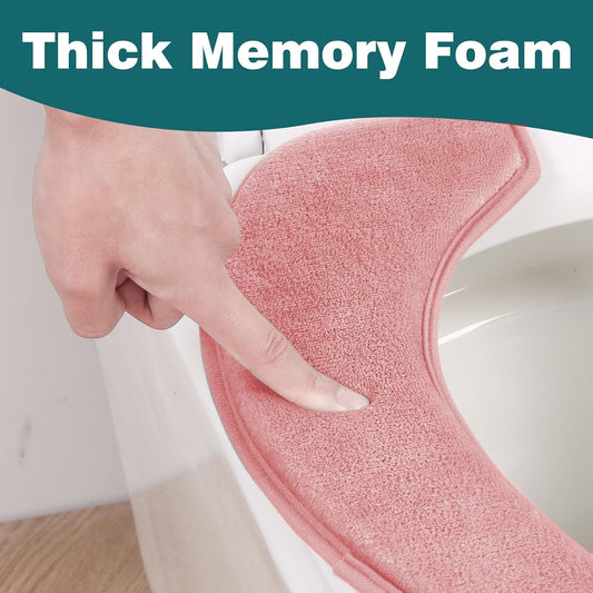 Toilet Seat Cover with Memory Foam, Toilet Seat Cushion for Bathroom