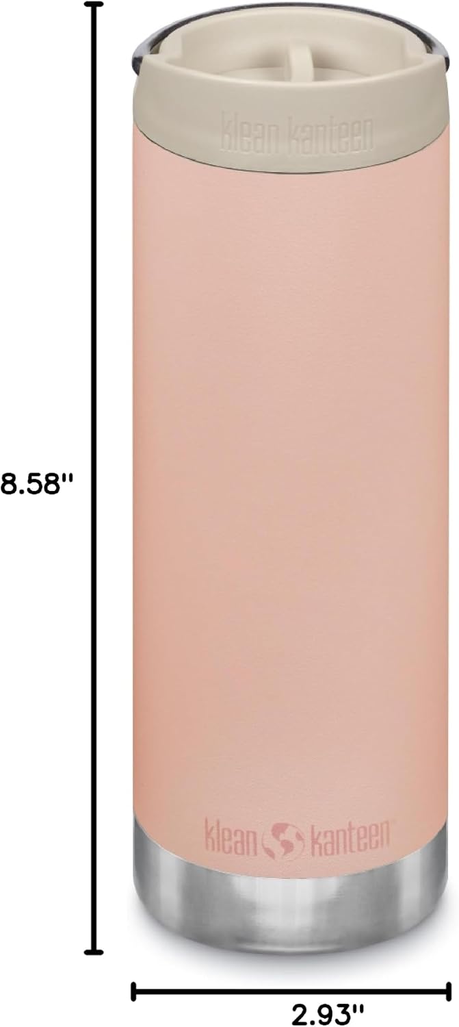 16oz TKWide Insulated Coffee Tumbler with Café Cap - Peach Parfait