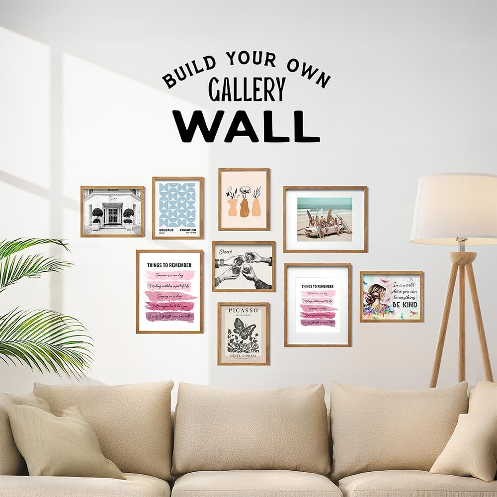 Positive Inspirational Quotes Wall Decor - Uplifting Encouragement Gifts for Women, Girls, Teens, Daughter, BFF, Best Friend - Pink Motivational Wall Art Poster for Home Office, Bedroom, Bathroom