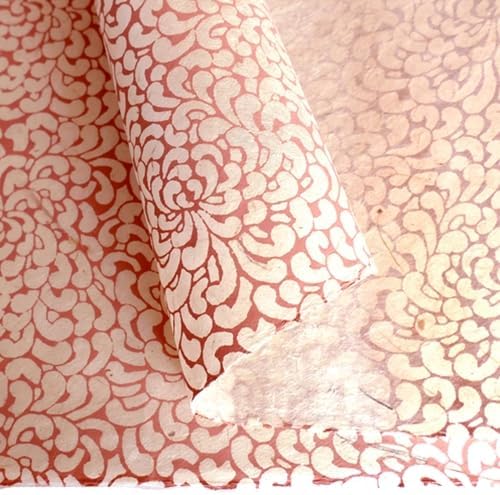 Lamali Kikou Printed Papers- Peach on White 20x30 Sheet