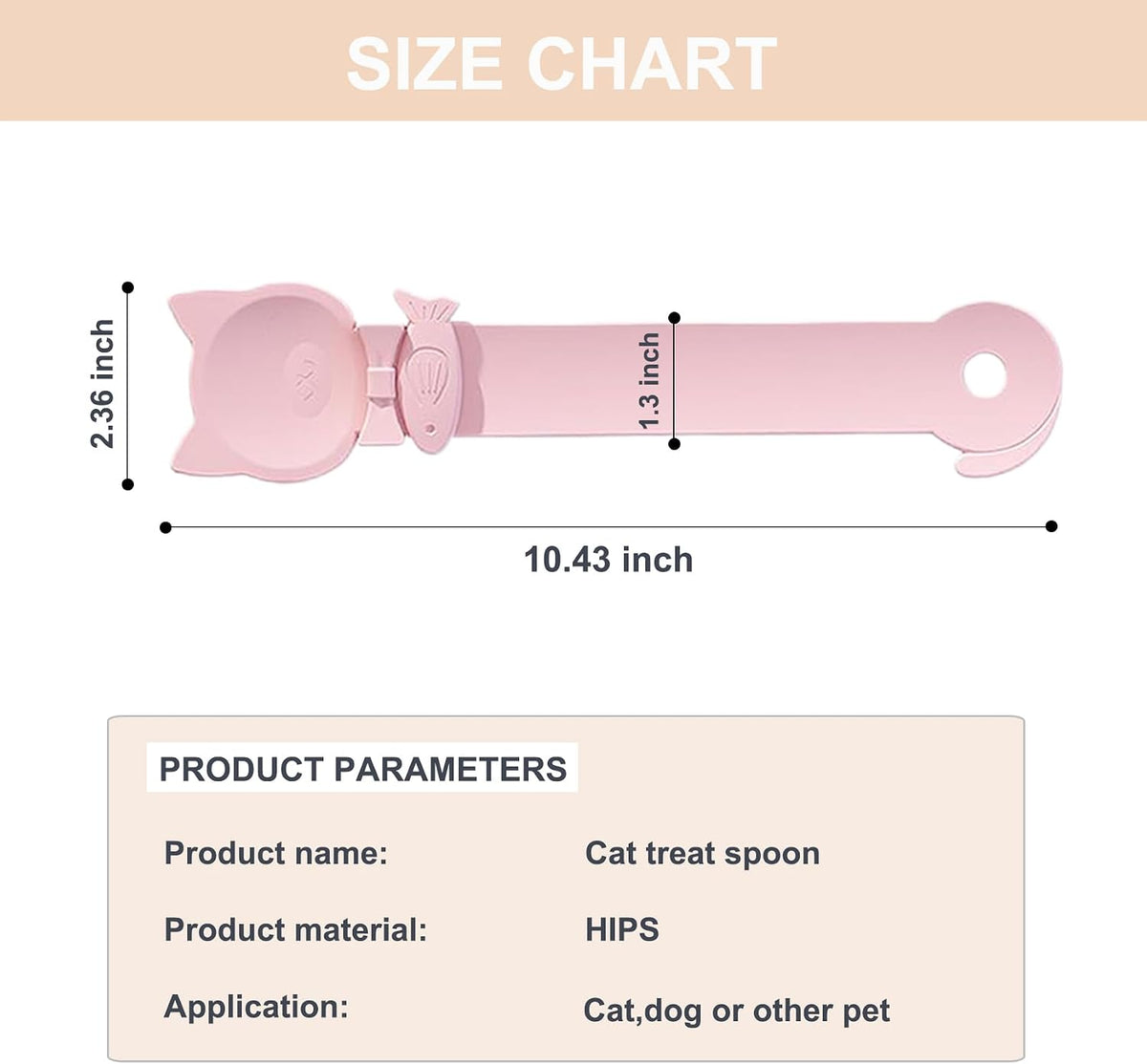 1PCS Cat Treat Spoon Squeeze,Cat Strip Feeder spoon,Multi-Function Dispenser spoons,Easy Feeding Spoons for Licky Treats,Pet Food tool for Wet Food(Pink)