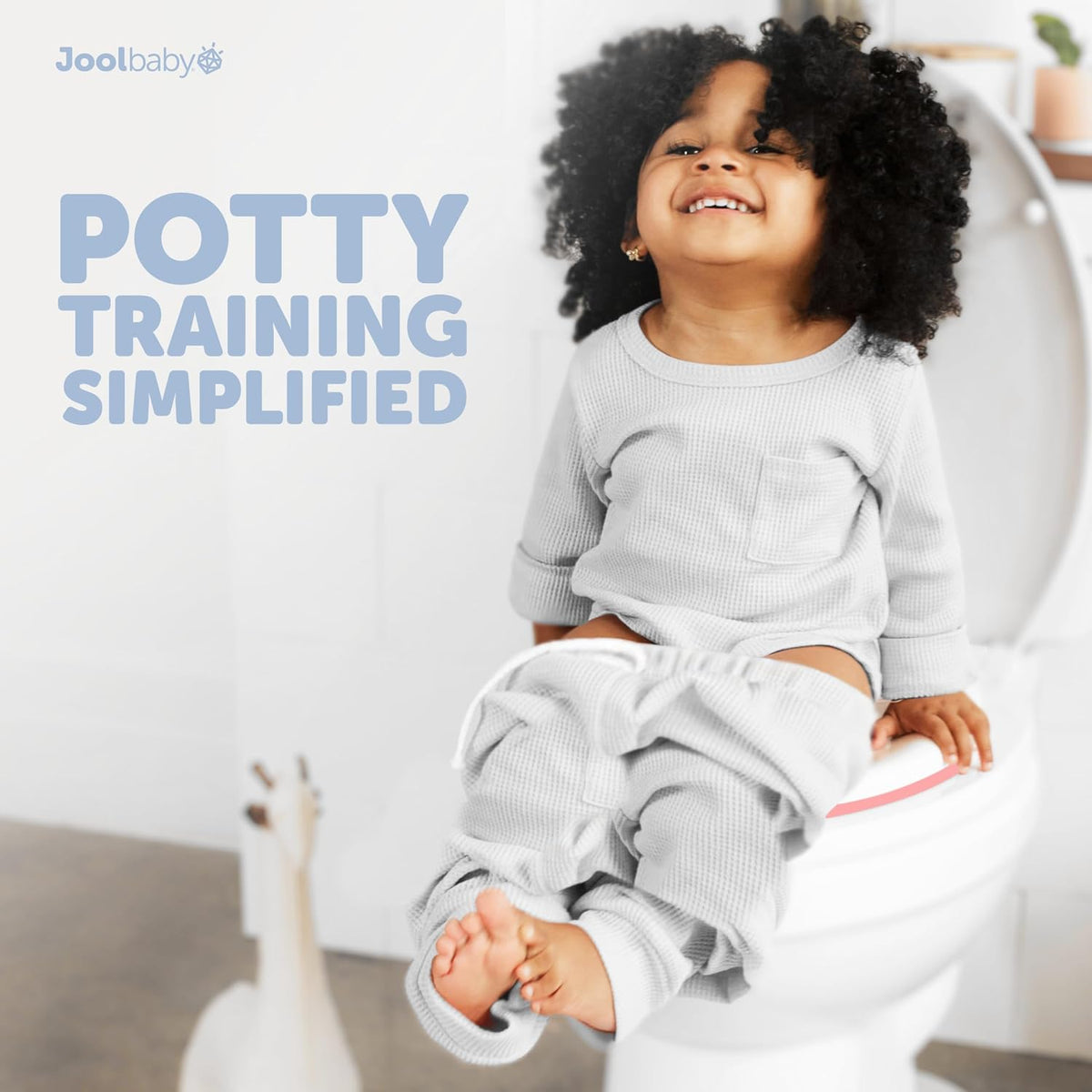 Potty Training Seat for Boys and Girls, Fits Round & Oval Toilets, Non-Slip with Splash Guard, Includes Free Storage Hook (Pink)