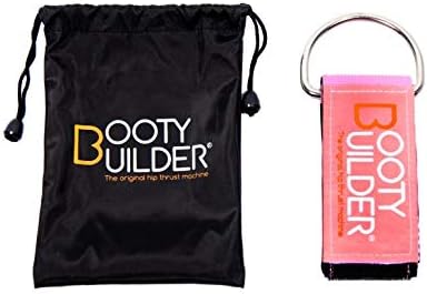 Booty Builder Ankle Strap for Cable Machines, Legs, Glutes, Abs and Hip Workouts, Fully Adjustable & Breathable, Home & Gym Color - Pink