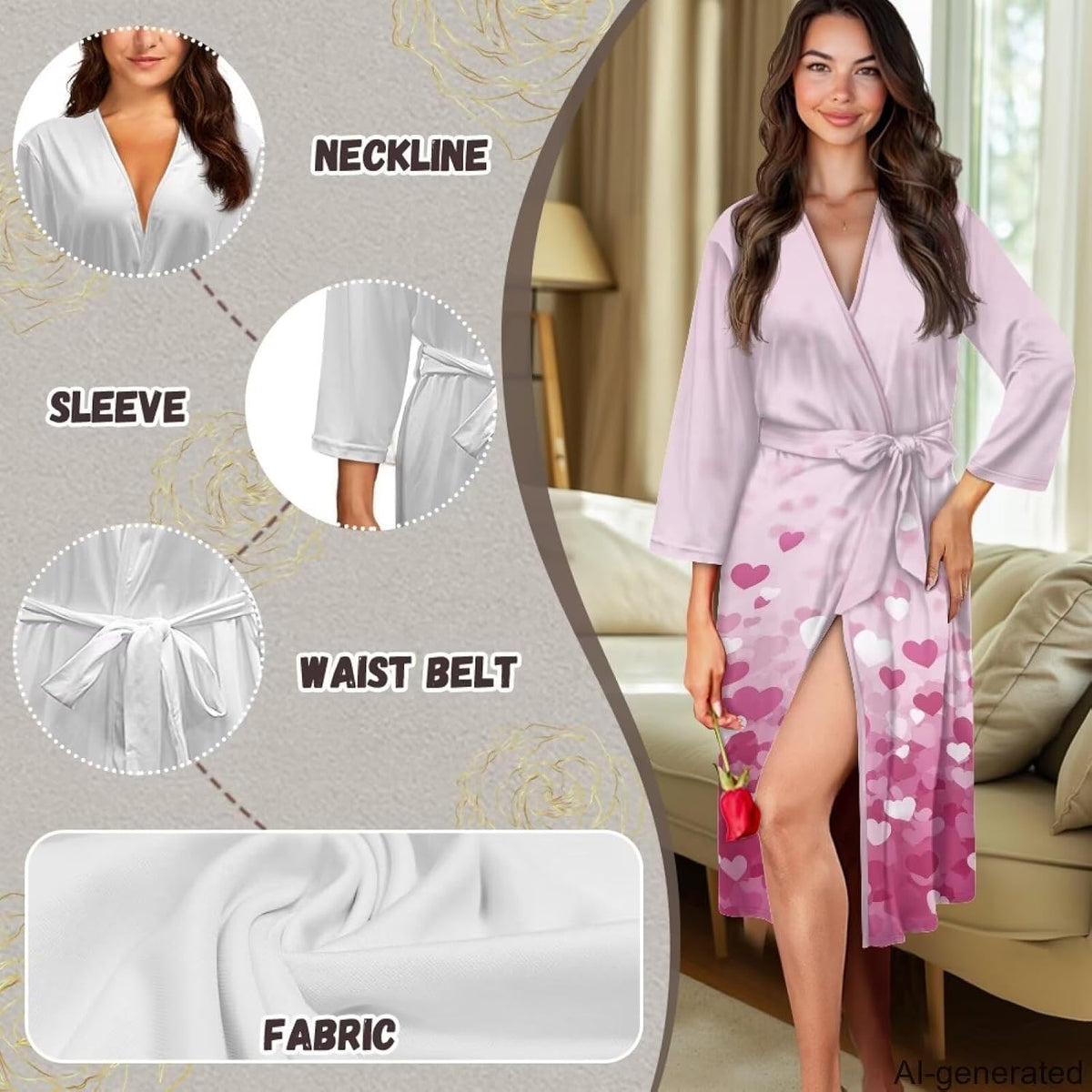 Robes for Women Quick Dry Bathrobes Oversized V Neck Robe Casual Loungewear for Fall Winter S-2XL