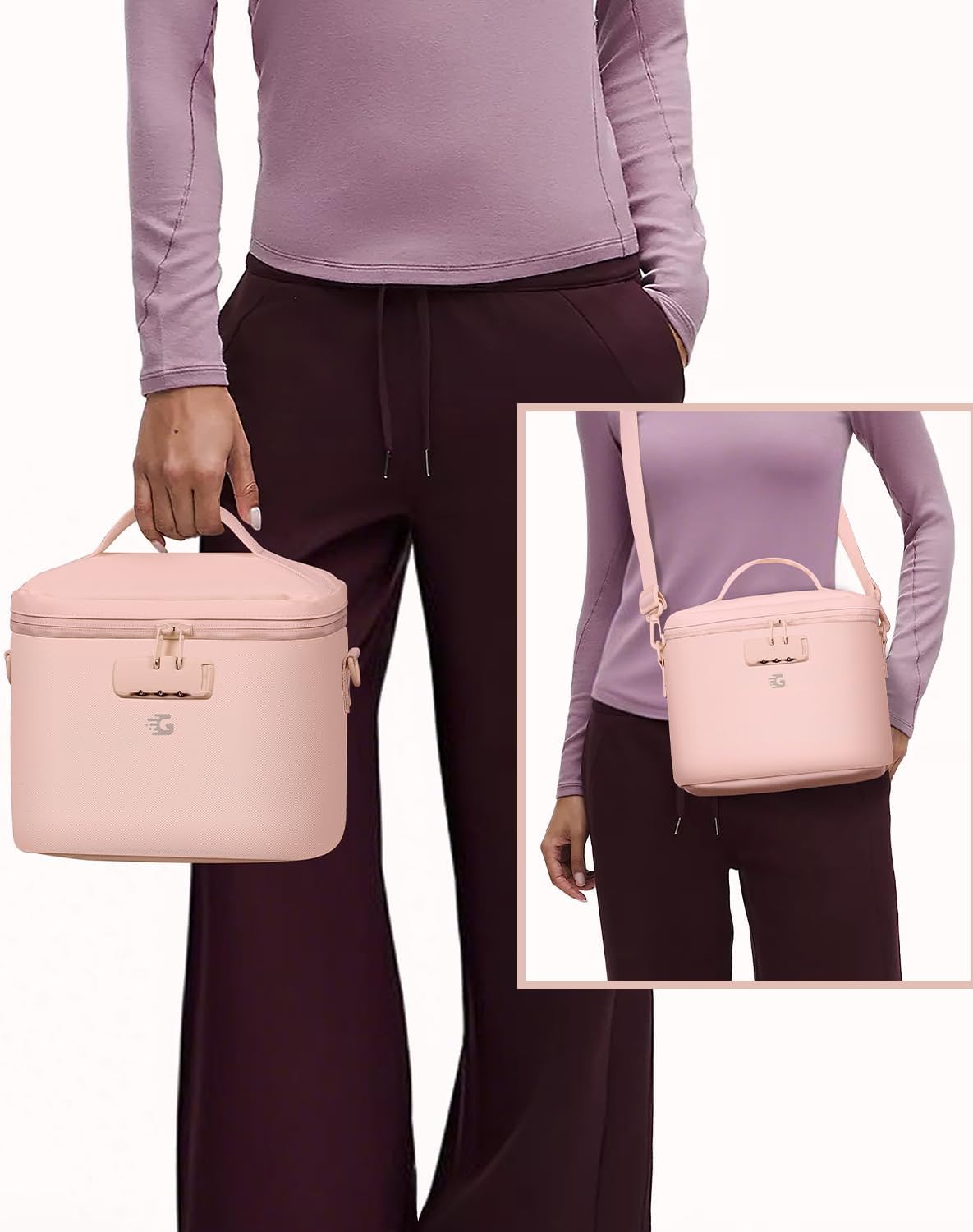 Lockable Lunch Box Bag Women Girls - Insulated Waterproof Leakproof Lightweight Reusable Cooler with Combination Lock for Work - Back to School Teacher Mothers Day Christmas Birthday Gifts