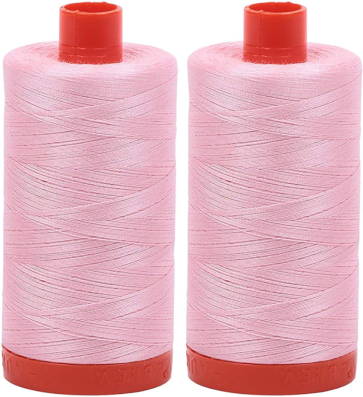 2-Pack - 50WT - Baby Pink (2423) Solid - Mako Cotton Thread - 1422 Yards Each2