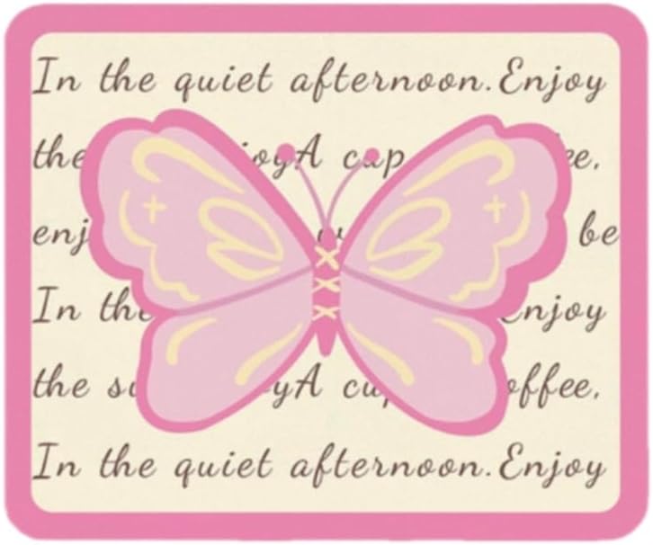 Dish Drying Mat for Kitchen Counter, Butterfly Pink Heat Resistant Home Coffee Pad Fit Under Sink,Bar,Table,Kitchen Accessories (PINK,11.8"x15.7")