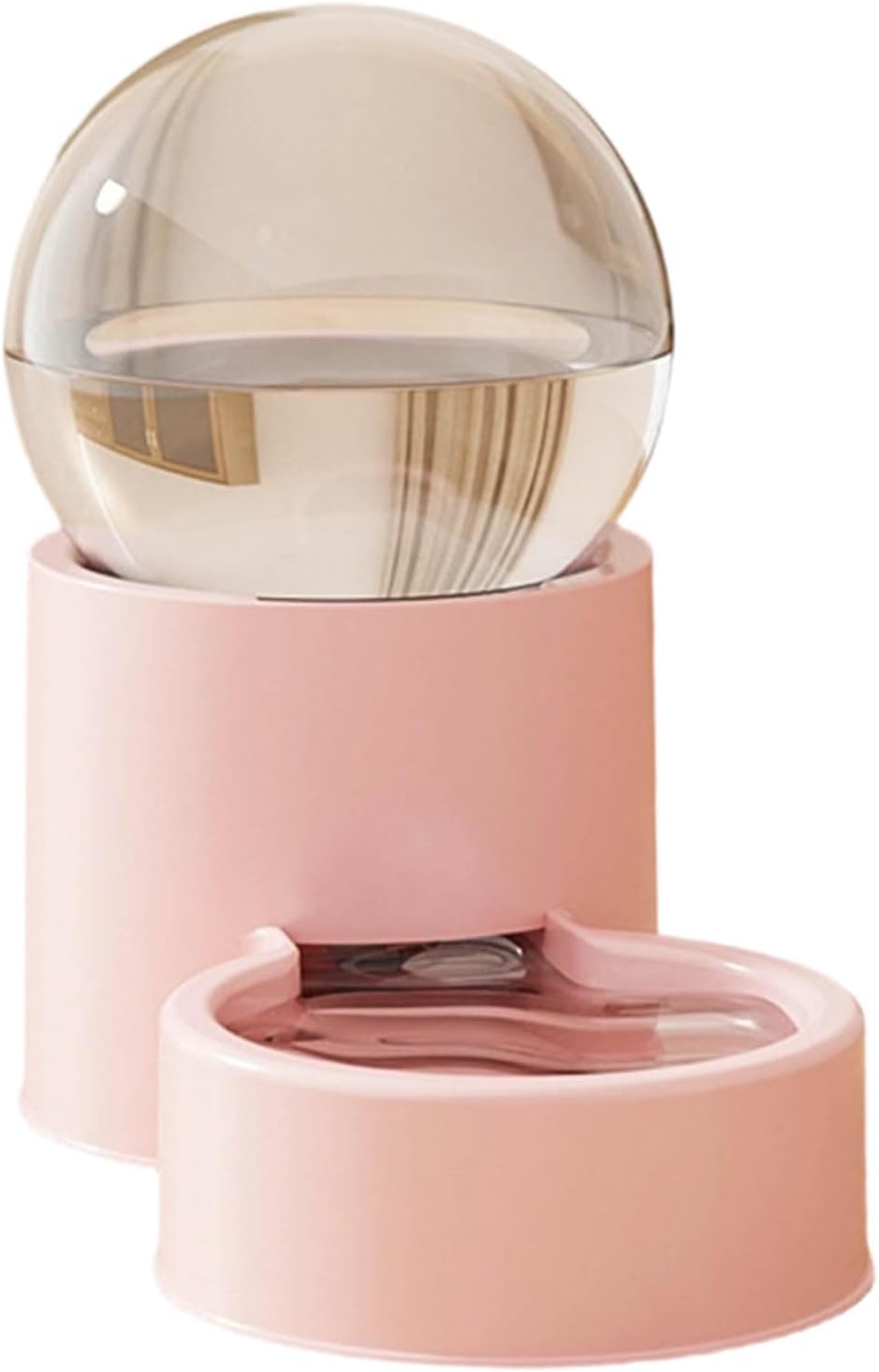 Automatic Cat Water Dispenser - Pet Water Fountain for Cats Dogs, Automatic Drinking Bowl for Puppies Kittens Pets (Pink)
