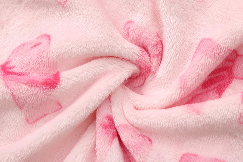 Girls Fleece Hooded Robes Kids Warm Bath Robe for Girls Soft Fuzzy Bathrobe