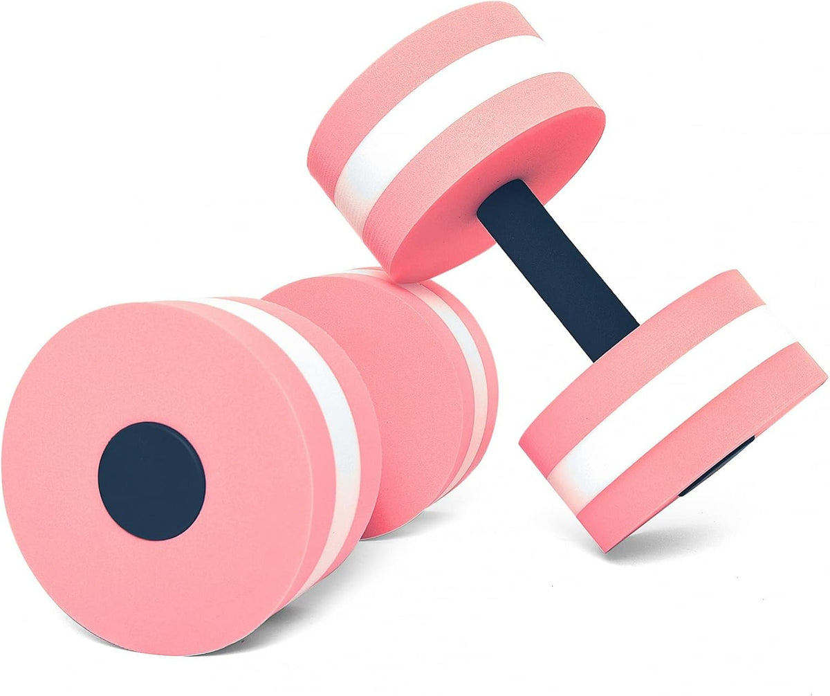 Aquatic Dumbells Set of 2 Water Dumbells Pool Resistance Water Weight Water Aerobics High-Density EVA-Foam Pool Fitness