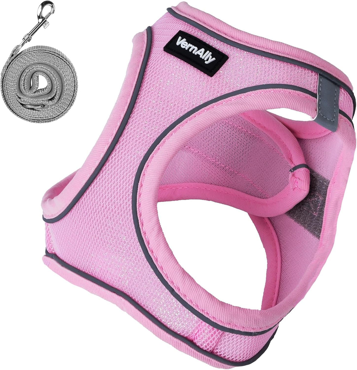 Sparkly Dog Harness and Leash Set No Pull for Small Medium Dogs Cats