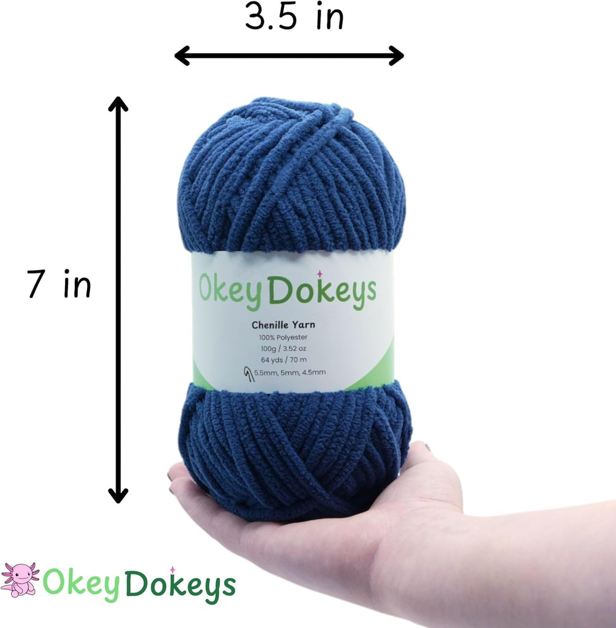 Super Bulky Chenille Yarn Size 6, 3-Pack (300g/228y), Thick Fluffy Yarn for Crocheting Baby Blankets, Amigurumi. Peachy Keen Orange #52