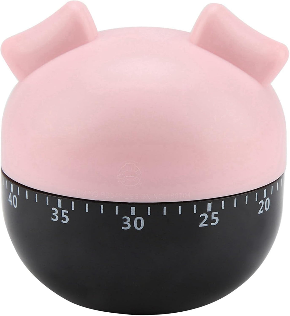 Cute Cartoon Pig Kitchen Timer Mechanical Timers Counters for Cooking Timing Tool Portable Alarm Clock Kitchen Cooking Tool Cooking Mechanical Home Decor Counter (Pink)