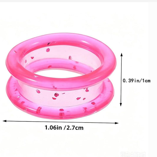 10Pcs Pink Silicone Scissors Finger Rings Grips Grooming Shear Thumb Inserts Finger Protector Ring for Barber Hair Cutting Scissors Pet Shears Hair Cutting Shears Hair Cutting Tools