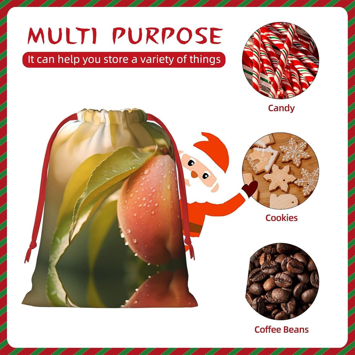 honey peach M Printed Gift Bags - Perfect for Weddings, Christmas, Birthdays, and Parties - S - L