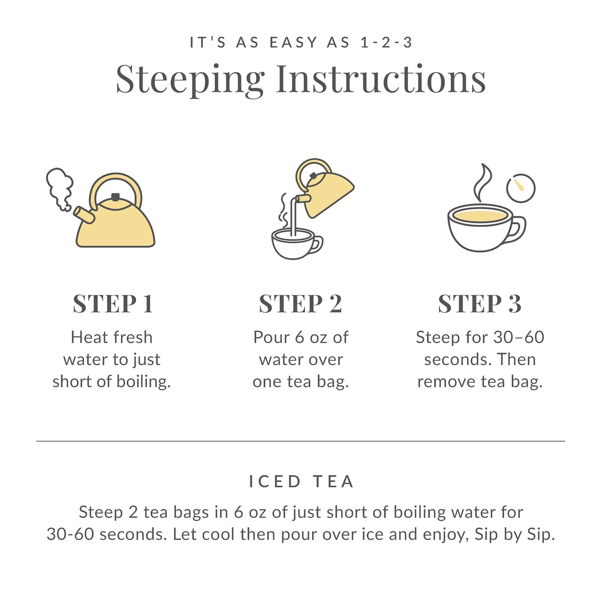 Ginger Peach 100% White Tea, Low Caffeine, 50 Count