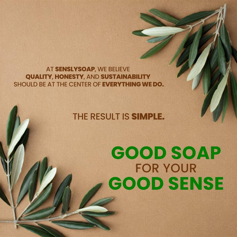 Peaches & Dreams Bar Soap - Love Spell Scent - Made w/Organic Shea Butter - USA Made w/Natural Oils & Sustainable Ingredients - Handmade, Vegan, For All Skin Types - Cruelty Free - 5 oz