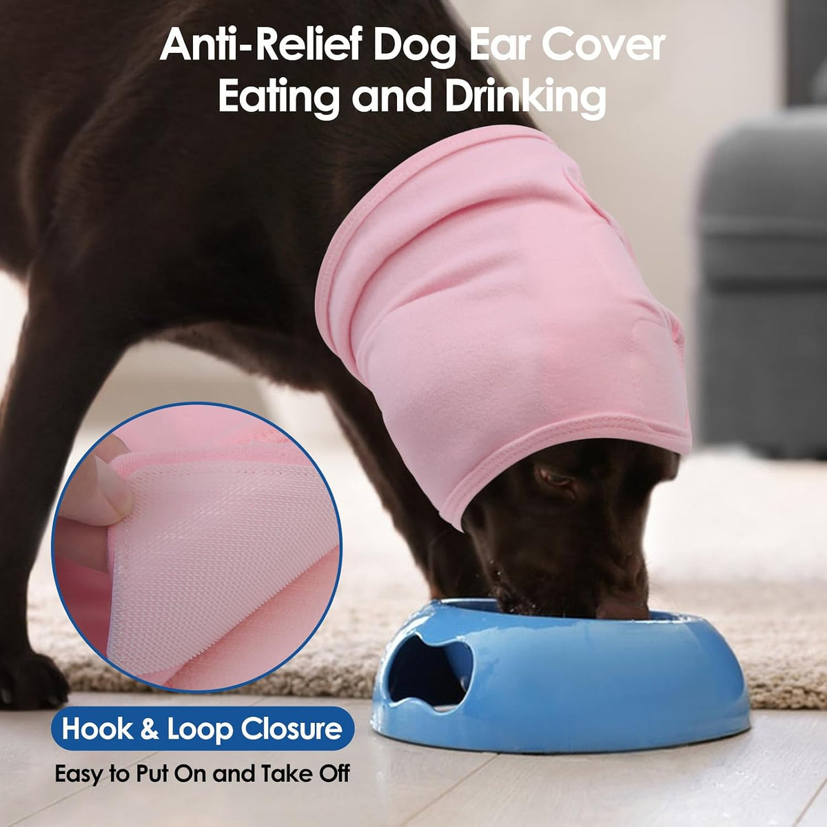 Dog Calming Hoodie, Ear Muffs Noise Protection Anxiety Relief