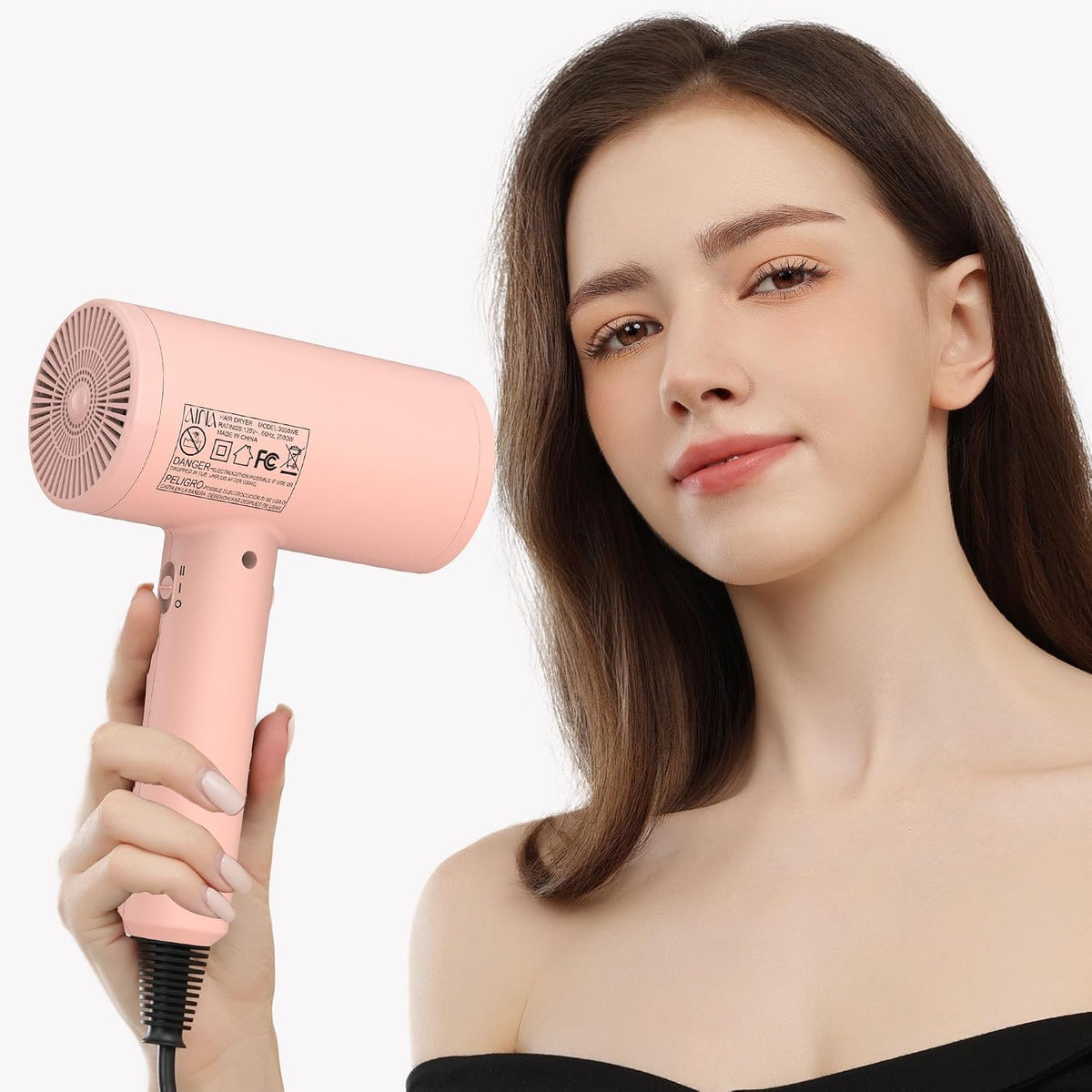 Salon Professional High Speed Hair Dryer with Diffuser Comb 110V/2000W