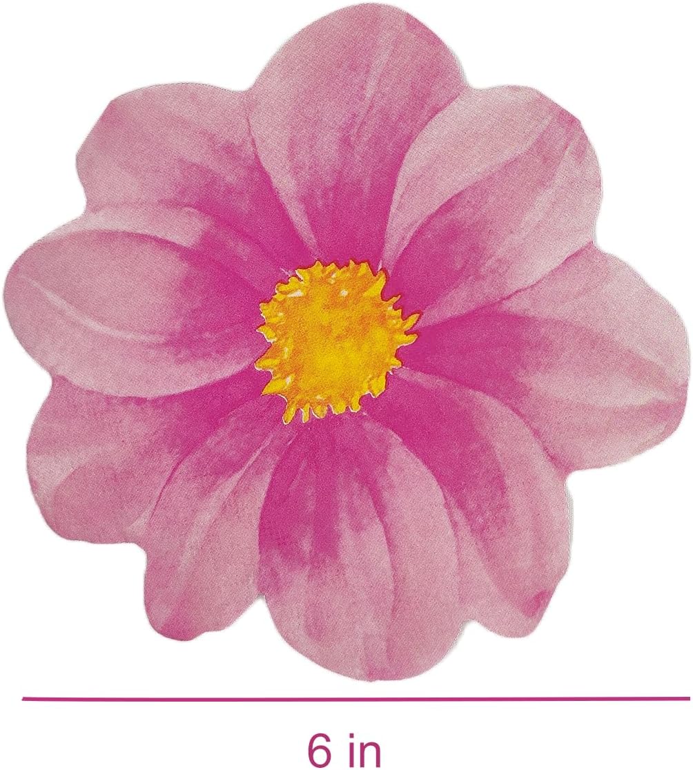 20 Pcs Flower Shaped Napkins Disposable Floral Paper Spring Decorative Tableware for Wedding Bridal Baby Shower Birthday Summer Dinner Party Decor Pink