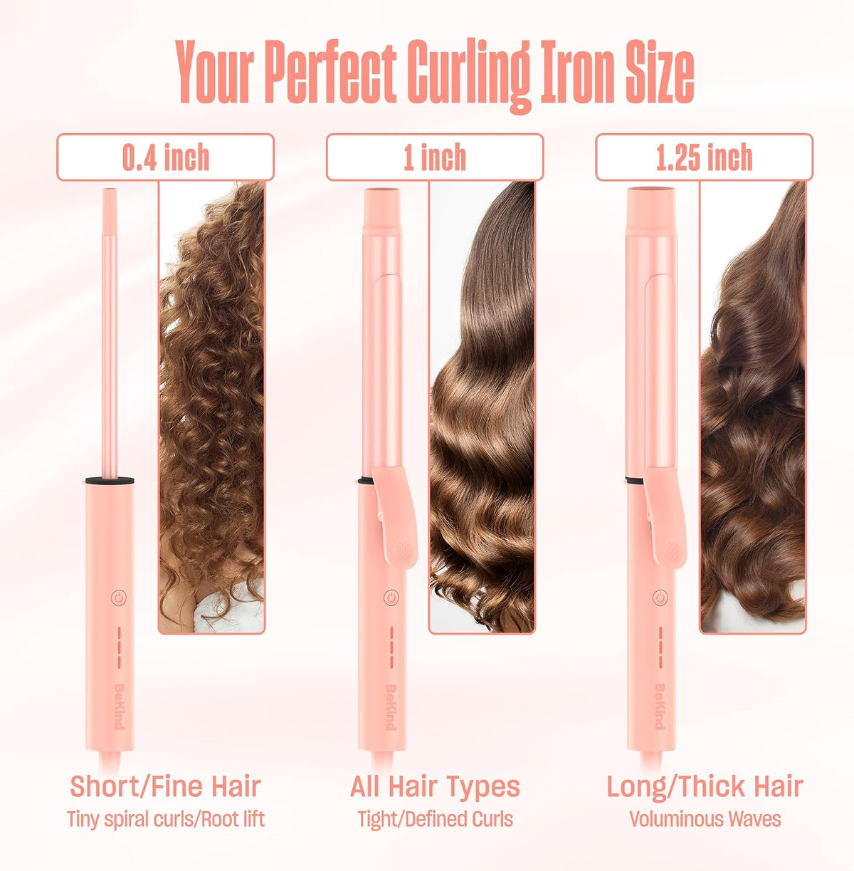 Curliq 1.25-Inch Extra-Long Barrel Curling Iron