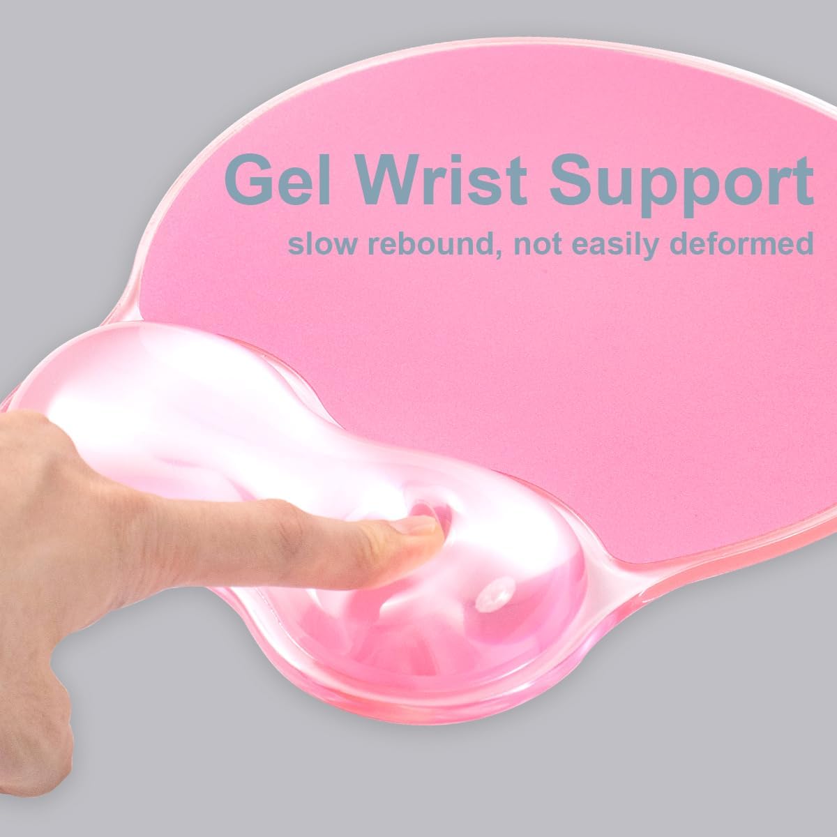 Mousepad with Gel Wrist Rest for Keyboard and Mouse - Office Accessories