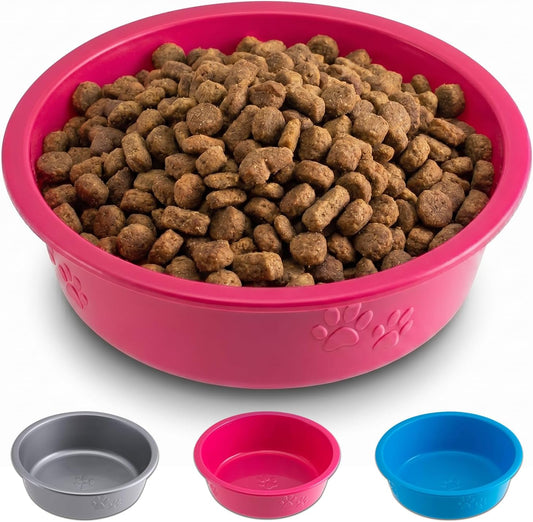 Loving Pets Dolce Luminoso Dog Bowl, Medium Pink