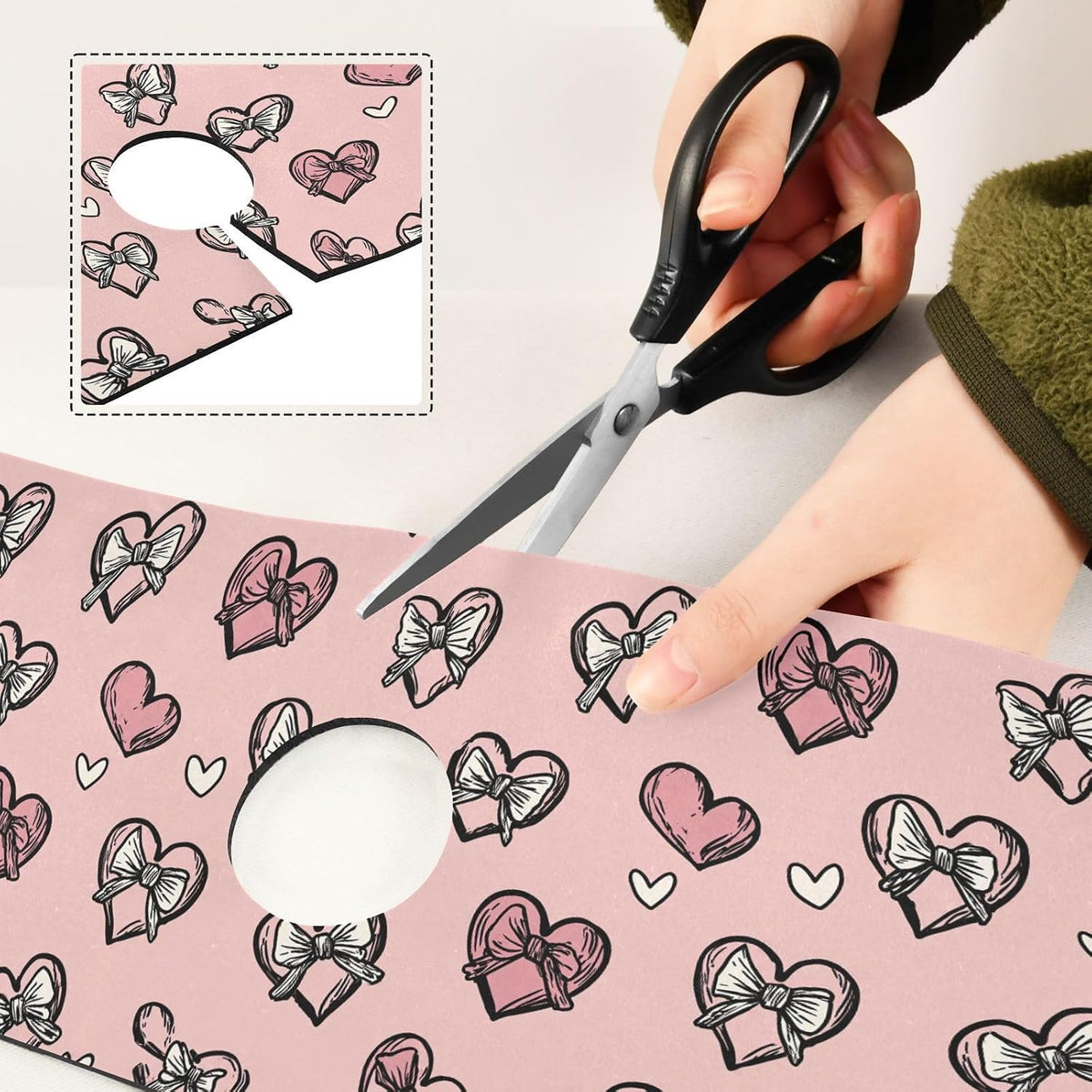 Light Pink Heart Bows Valentine Day Faucet Drying mat Silicone Kitchen Faucet Mat Sink Splash Guard Drip Catcher Dish Soap Sponge Holder for Guard Bathroom Farmhouse S