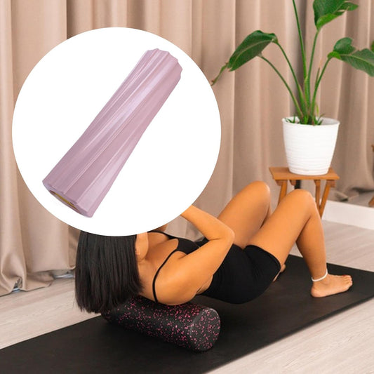 Foam Roller for Legs & Back - 12 Inch (30cm) Lightweight Deep Tissue Massage Roller for Fitness Pilates Home Gym- Pink