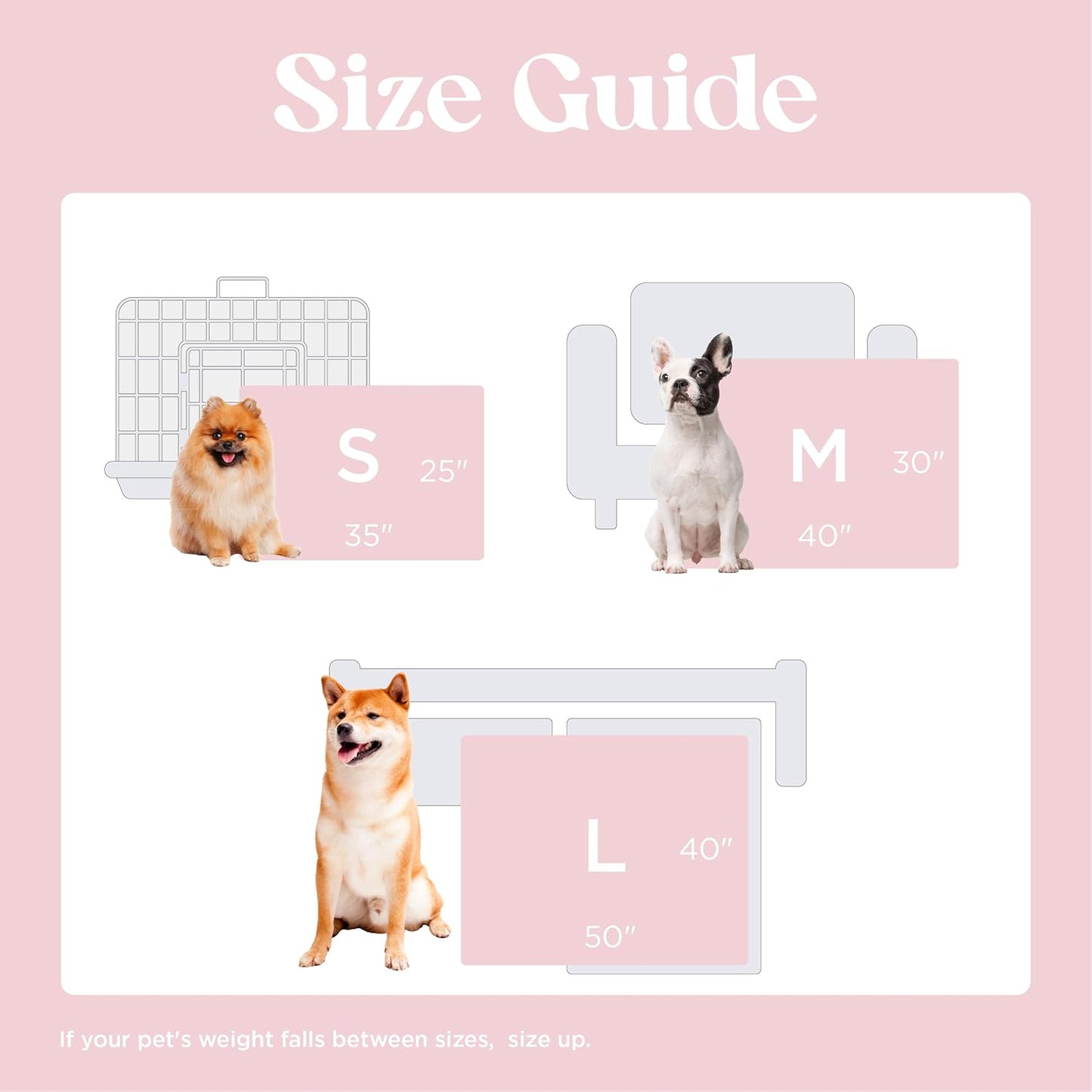 Waterproof Puppy Blanket for Large Dogs - Washable Double Sided Dog Blankets with Warm Jacquard Shag and Soft Sherpa Fleece, Pet Cat Blanket for Couch Protection, Bow Design,Pink Taffy