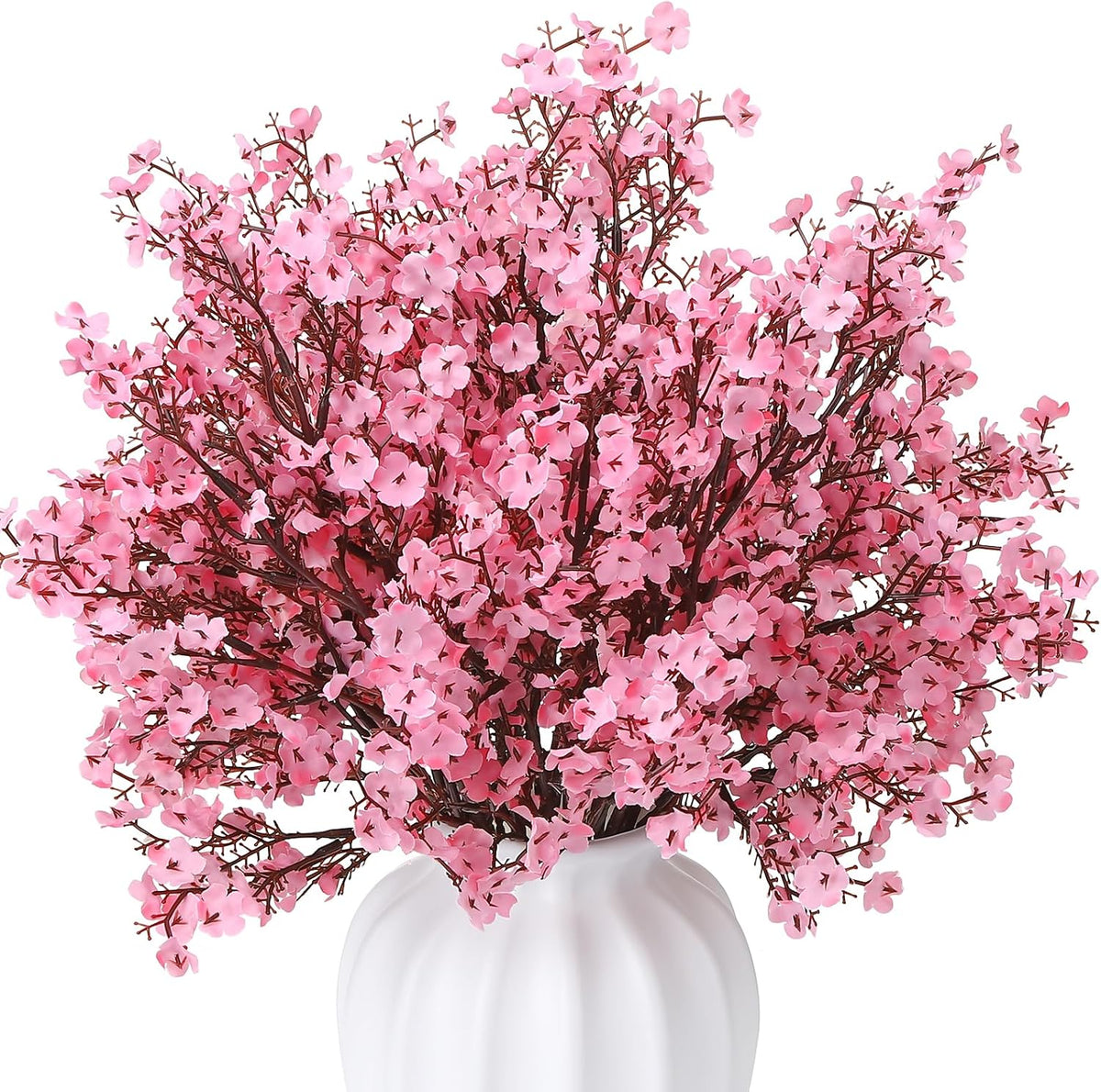 21 Stems Pink Babys Breath Artificial Flowers