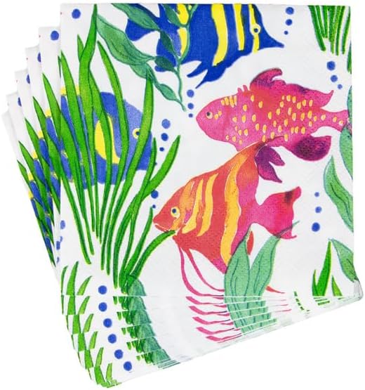 Caspari Wanda Cocktail Napkins - 20 Per Package