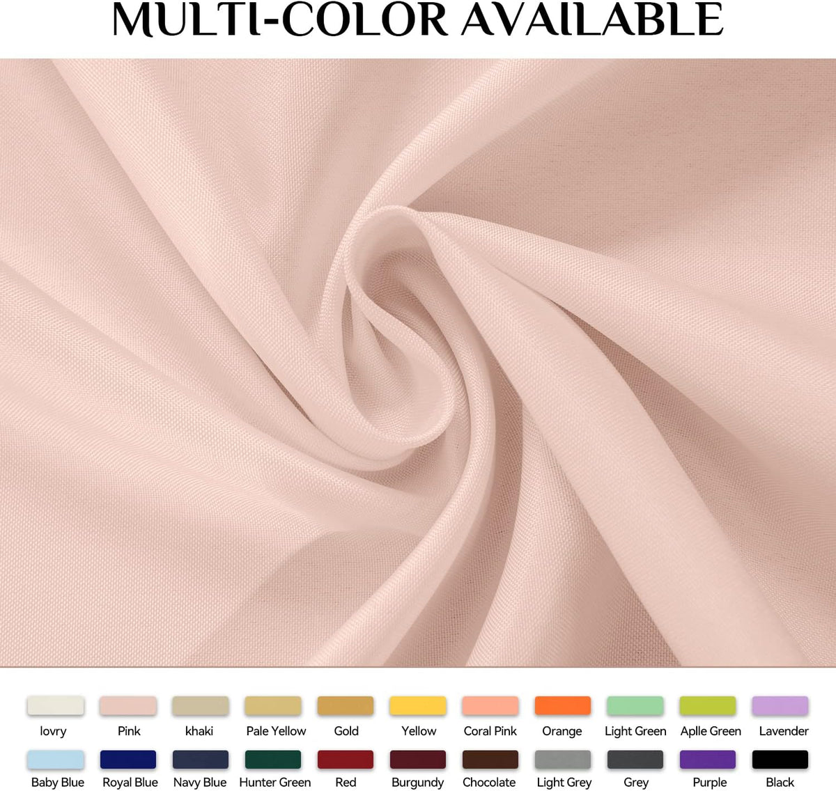 Round Tablecloth, Waterproof & Stain Resistant Table Cloth Wrinkle Free Fabric Washable 210GSM Polyester Table Cover for Spring/Party/Outdoor - 120 inch,Pink