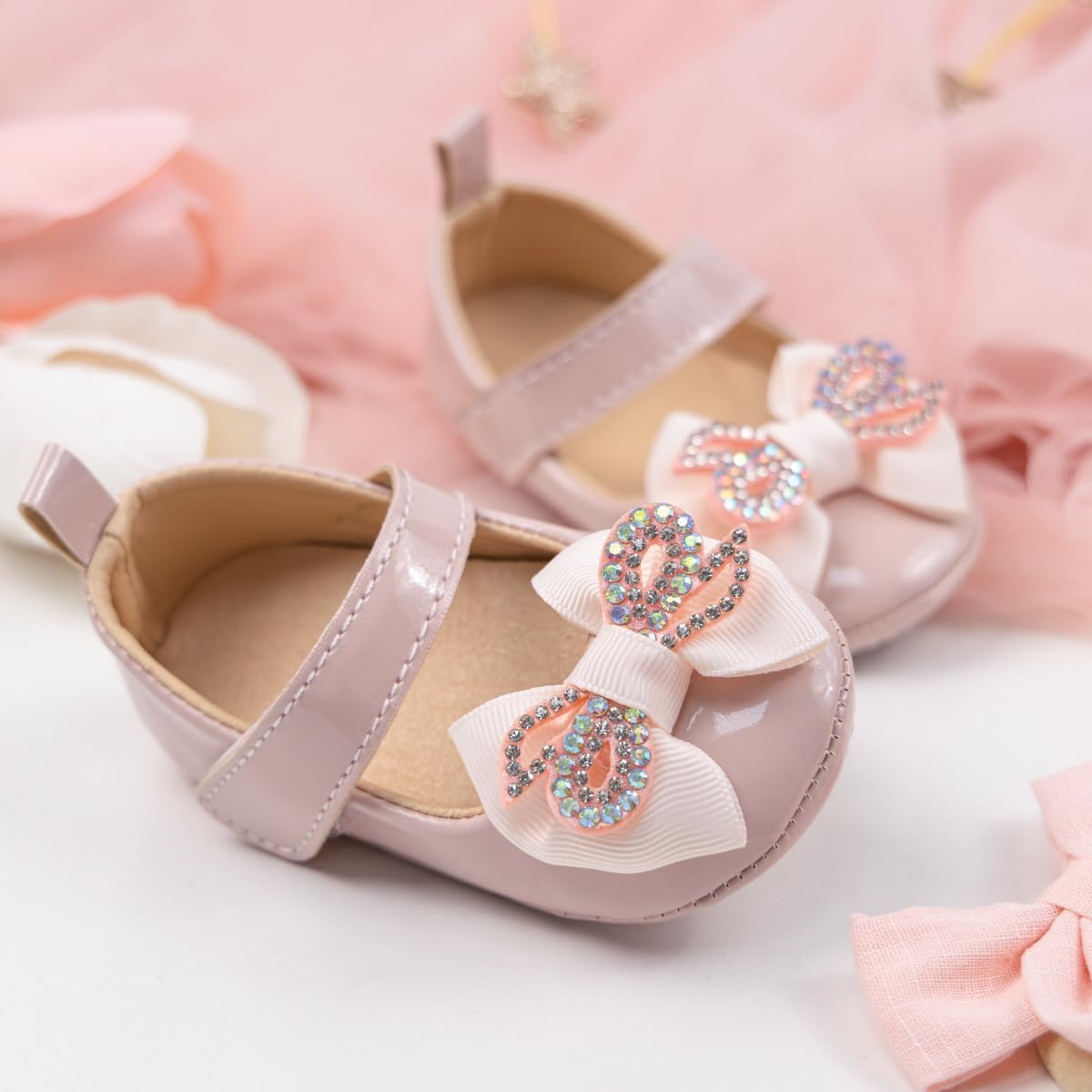 Baby Girls Mary Jane Flats Infant Princess Dress Shoes