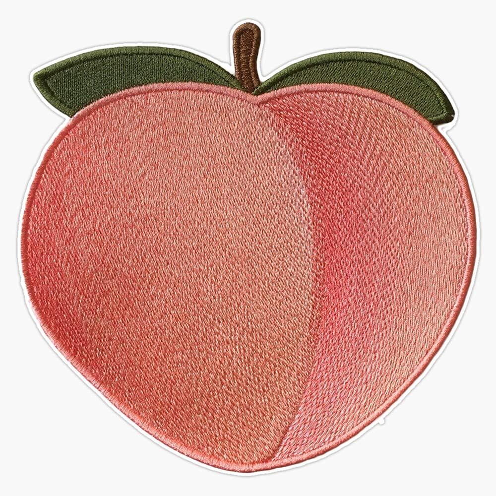 Peach Vinyl Waterproof Sticker Decal Car Laptop Wall Window Bumper Sticker 5'', -STICKERS-1407