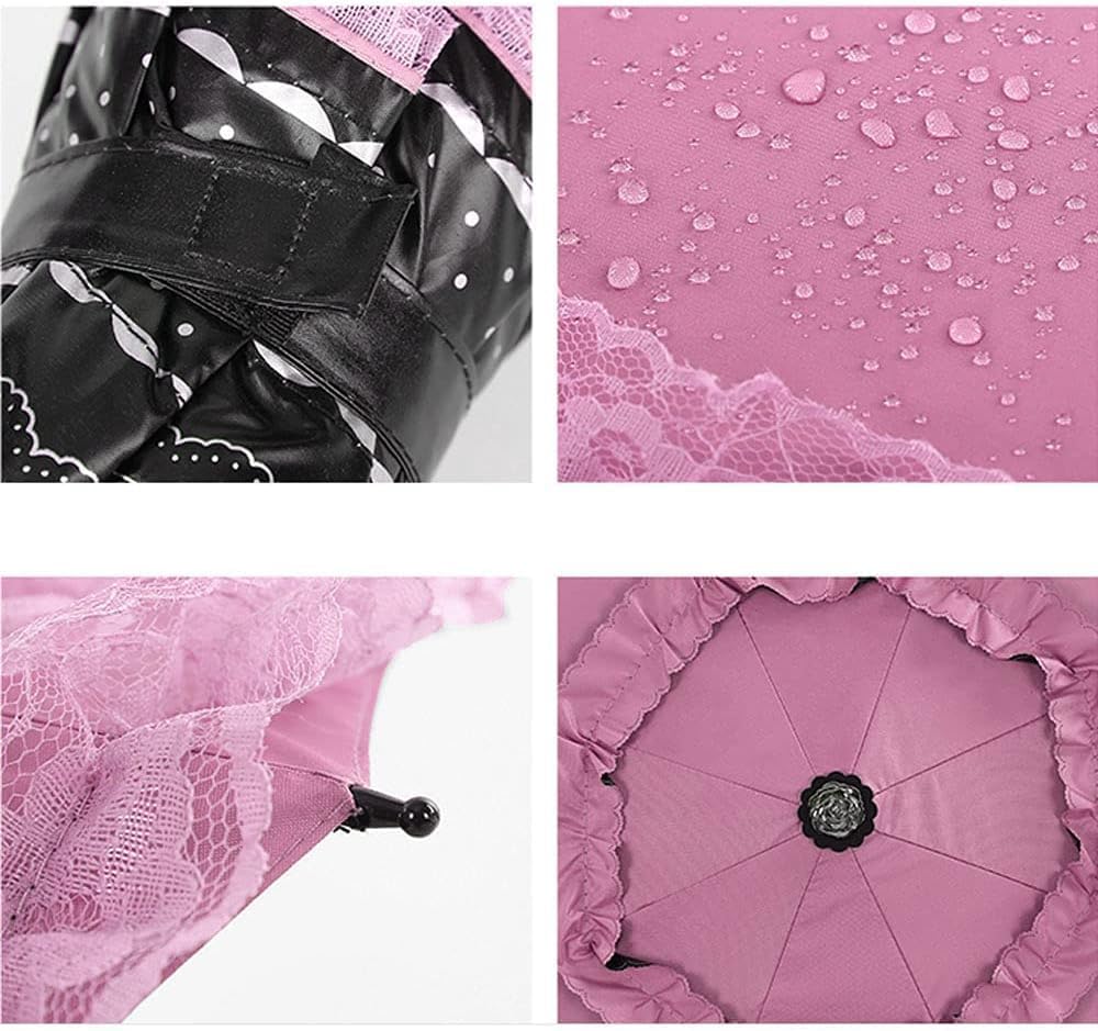 Princess Lace Ultraviolet-Proof Folding Umbrella Anti-uv Dome Parasol