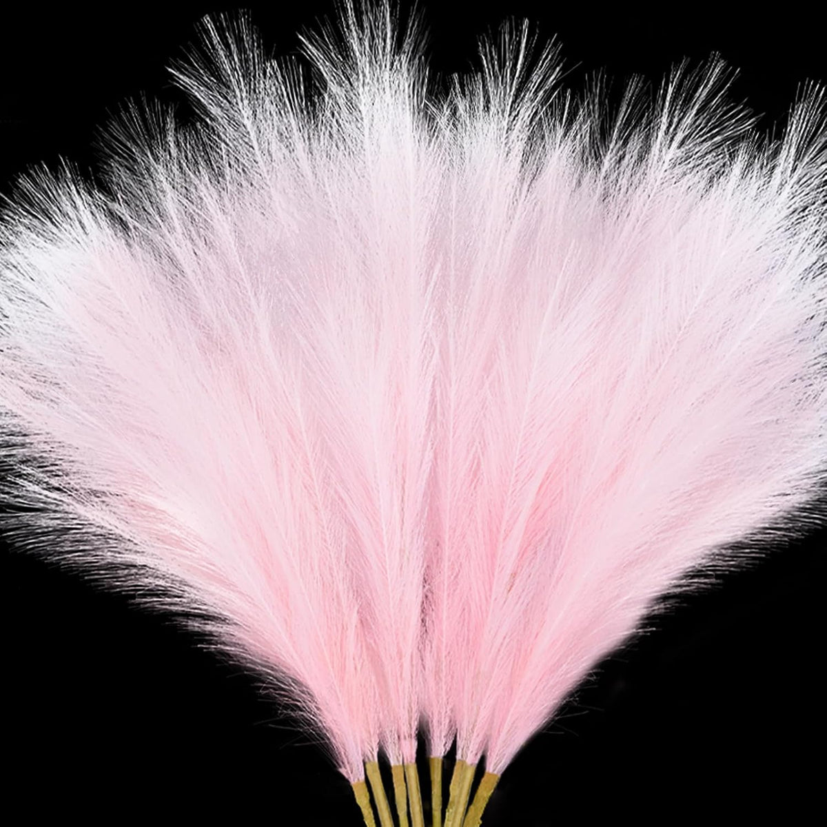 Faux Pampas Grass, 8 Pcs 35.4" Tall Pampas Grass Floor Vase Decor, Pink