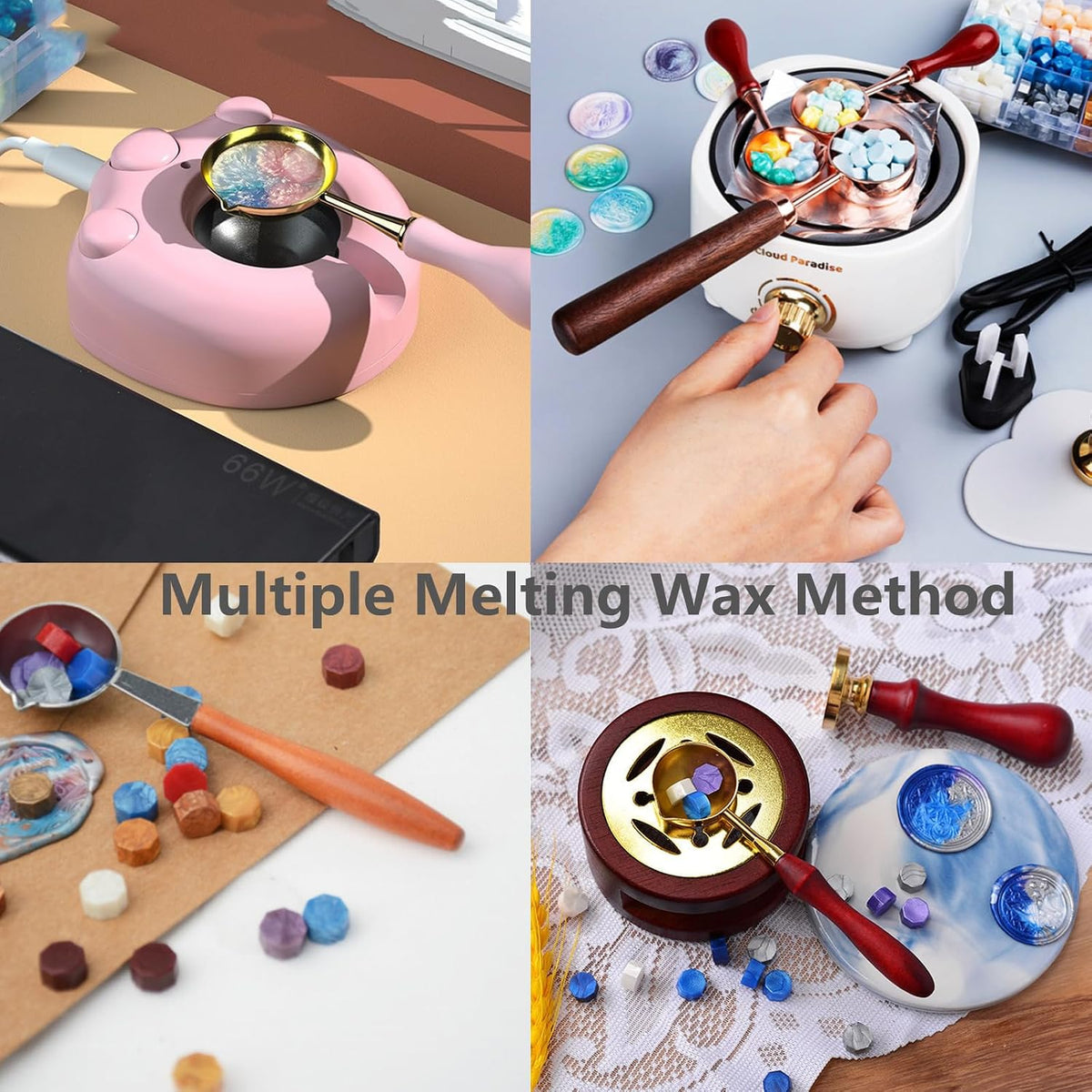 300Pcs Wax Seal Beads, Pink Mix Sealing Wax Beads for Wax Seal Stamp, Pearl Pink Wax Seal Beads Set with 3 Colors Rose Gold Wax Sealing Perfect for Gift Sealing, Letter Wax Sealing (Pink Mix)