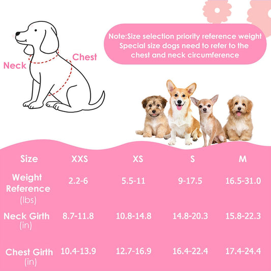 Lukovee No Pull Puppy Harness and Leash Set - Adjustable Lightweight Soft Suede Pet Harness Vest, with Snap Buckle & 51in Leash for Small Medium Dogs (Pink-XS)