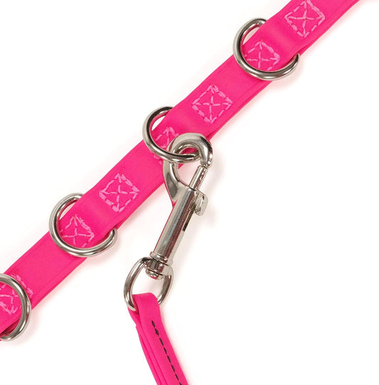 Jelly Pet Dog Grooming Loop Extender Strap for Grooming Table and Tub, Made with Rubber Waterproof Material, Extends Loops 13inches (Hot Pink)