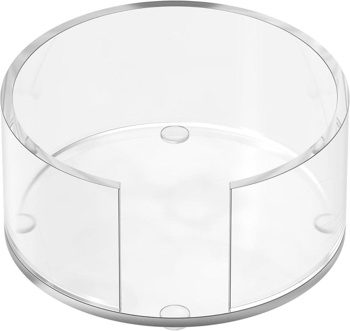 Scalloped Acrylic Drink Coaster Set 4‑Pack with Holder – Pink Minimalist Beverage Coasters, Non‑Slip Table Protector, Modern Housewarming Gift