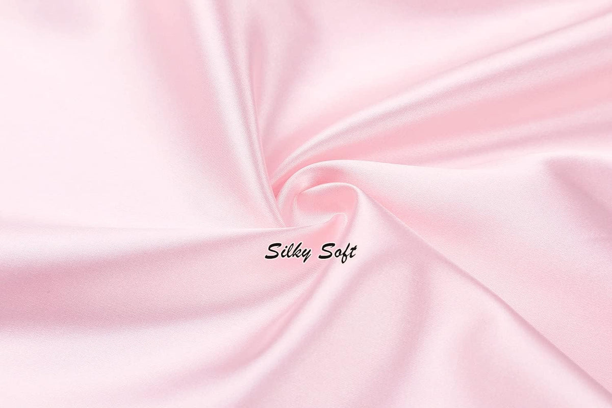 Women's Pure Short Silky Robes Bridesmaid Bride Party Satin Robes Sleepwear