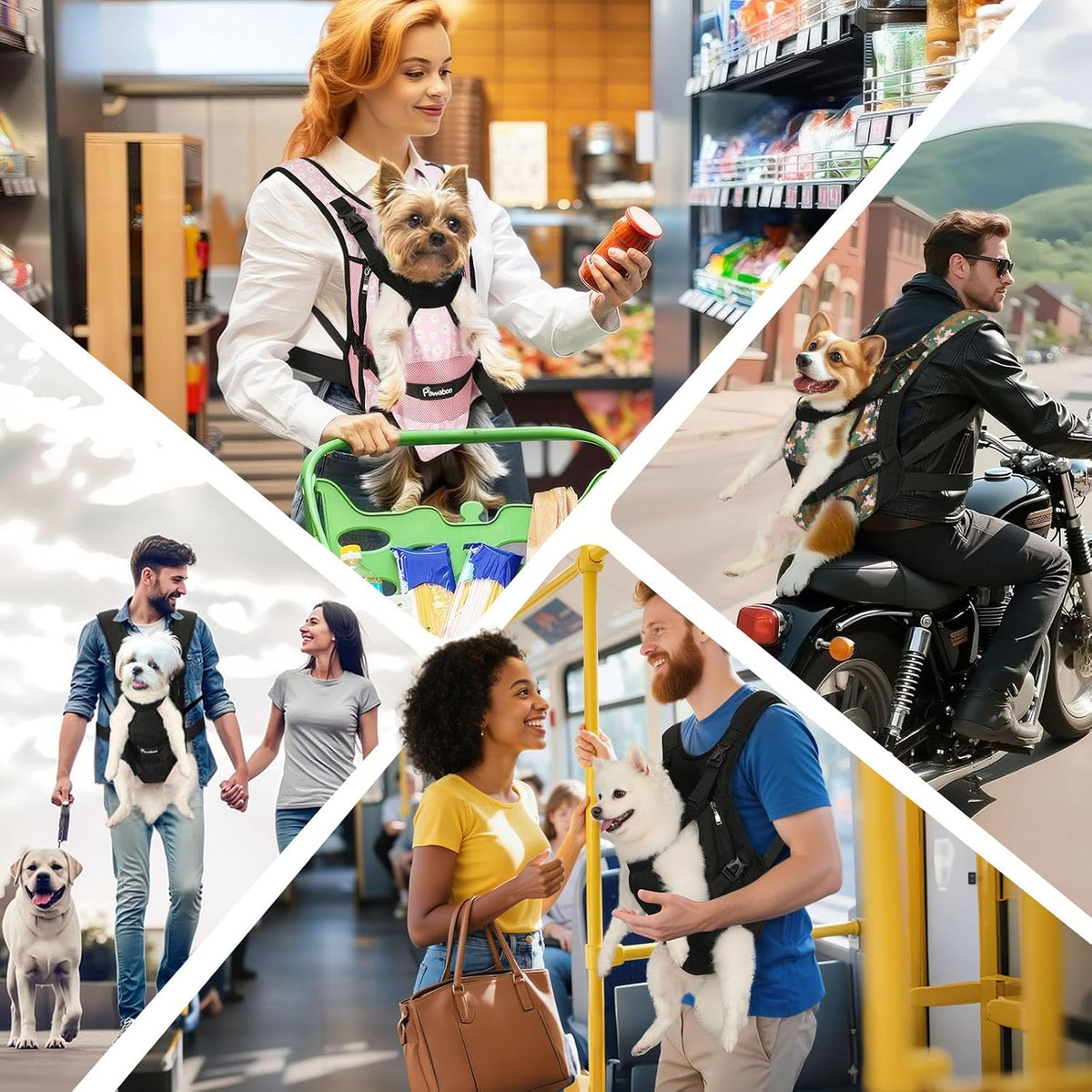 Pet Front Carrier Backpacks for Small Medium Dogs