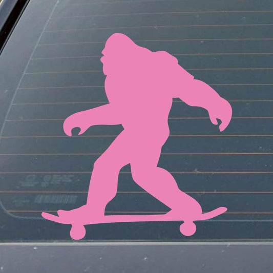 Big Foot Riding Skateboard 8 inch Light Pink Indoor Outdoor Vinyl Decal