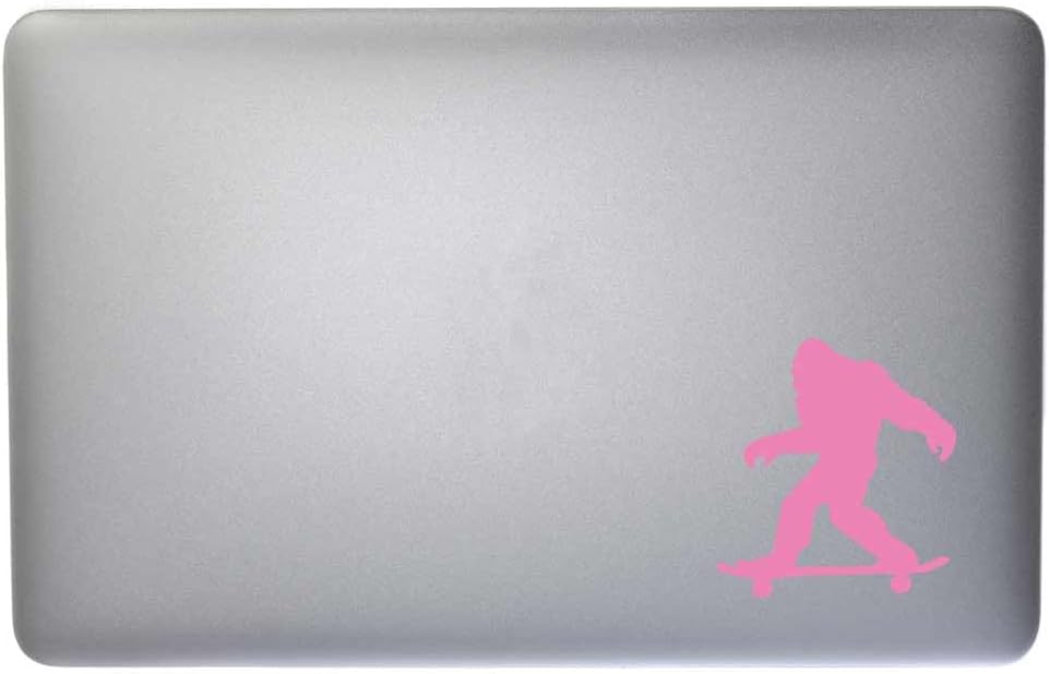 Big Foot Riding Skateboard 8 inch Light Pink Indoor Outdoor Vinyl Decal