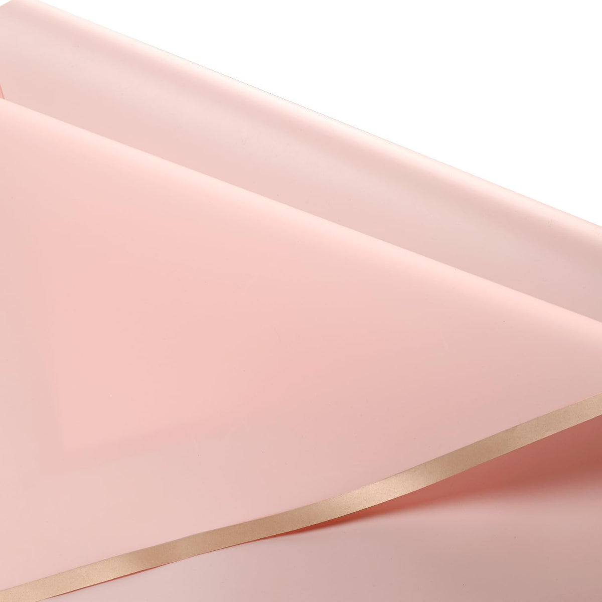 30 Sheets Pink Gold Edge Flower Bouquet Wrapping Paper,Florist Supplies Fully Water-Resistant Floral Bouquet Wrapping Paper Bouquet Accessorie,Flower Shop Packaging Pape for DIY Gift Wedding Birthday