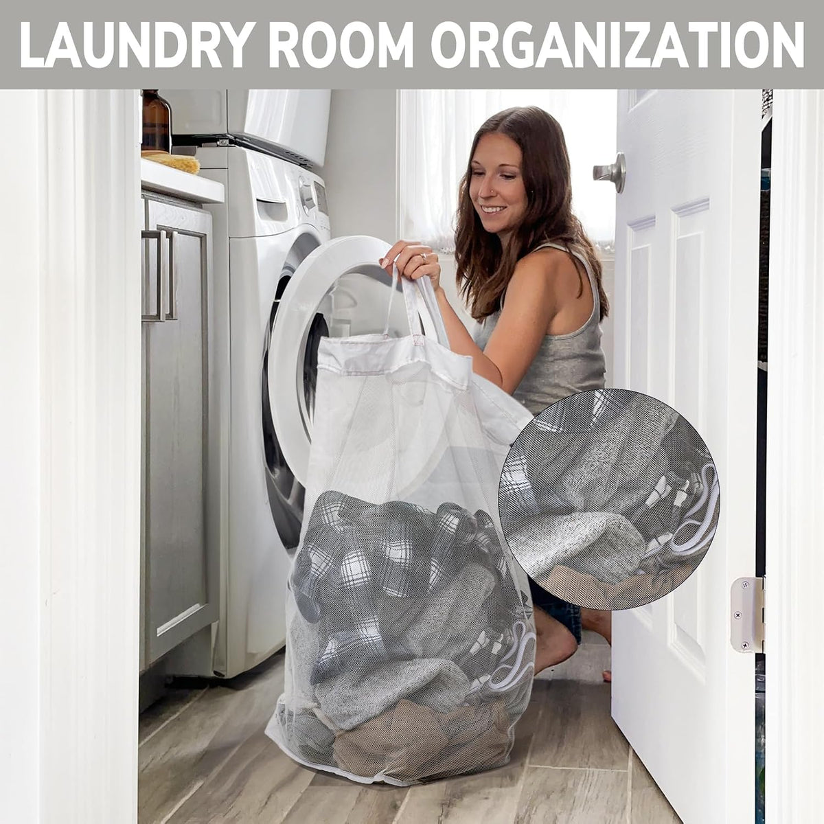 75L Rolling Laundry Basket with Wheels Removable Wash Bag, Pink